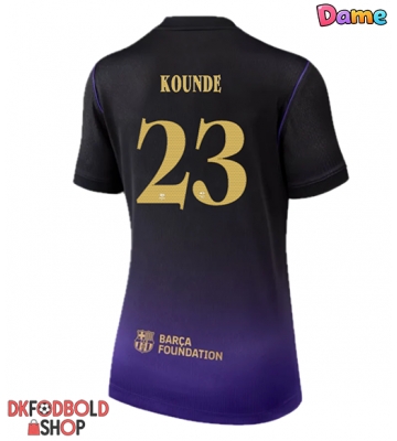 Barcelona Jules Kounde #23 Udebanetrøje Dame 2026-27 Kort ærmer Barcelona Jules Kounde #23 Udebanetrøje Dame 2026-27 Kort ærmer